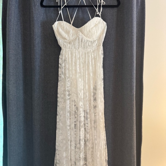 For Love And Lemons White Lace Chemise - Picture 4 of 8